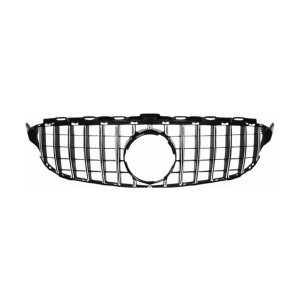 Mercedes-Benz W205 Grill - Omac - GT - Silver - '15-'18
